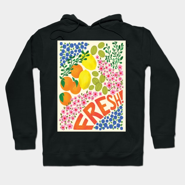 Fruit Bomb Hoodie by MinkkiDraws